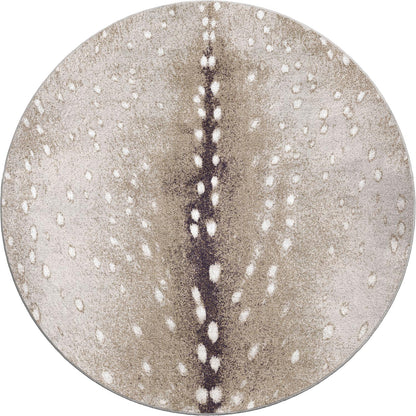 Spotted Hide Rug – Oatmeal Hint of Gray – lifestyle
