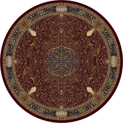 Trophy Room Rug – Burgundy – lifestyle
