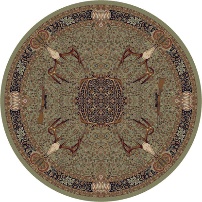 Trophy Room Rug – Green – lifestyle