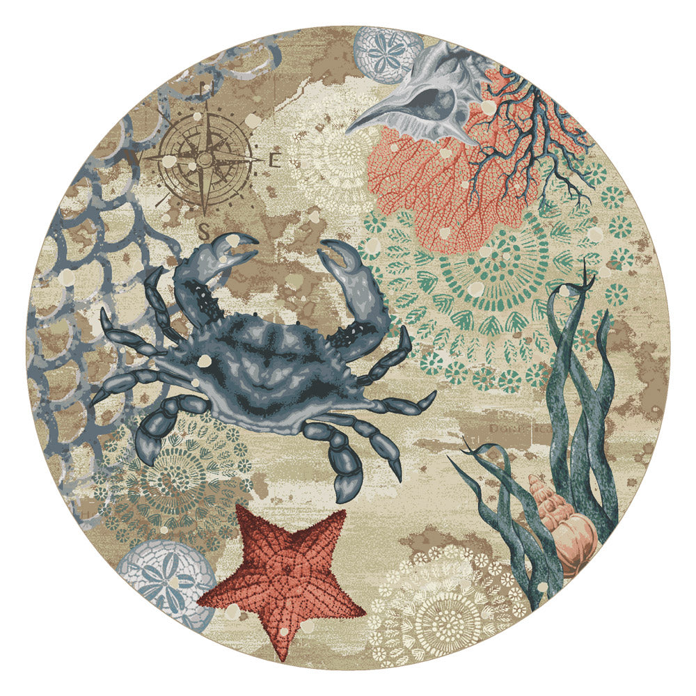 Latitude Adjustment Rug – Parchment – close up