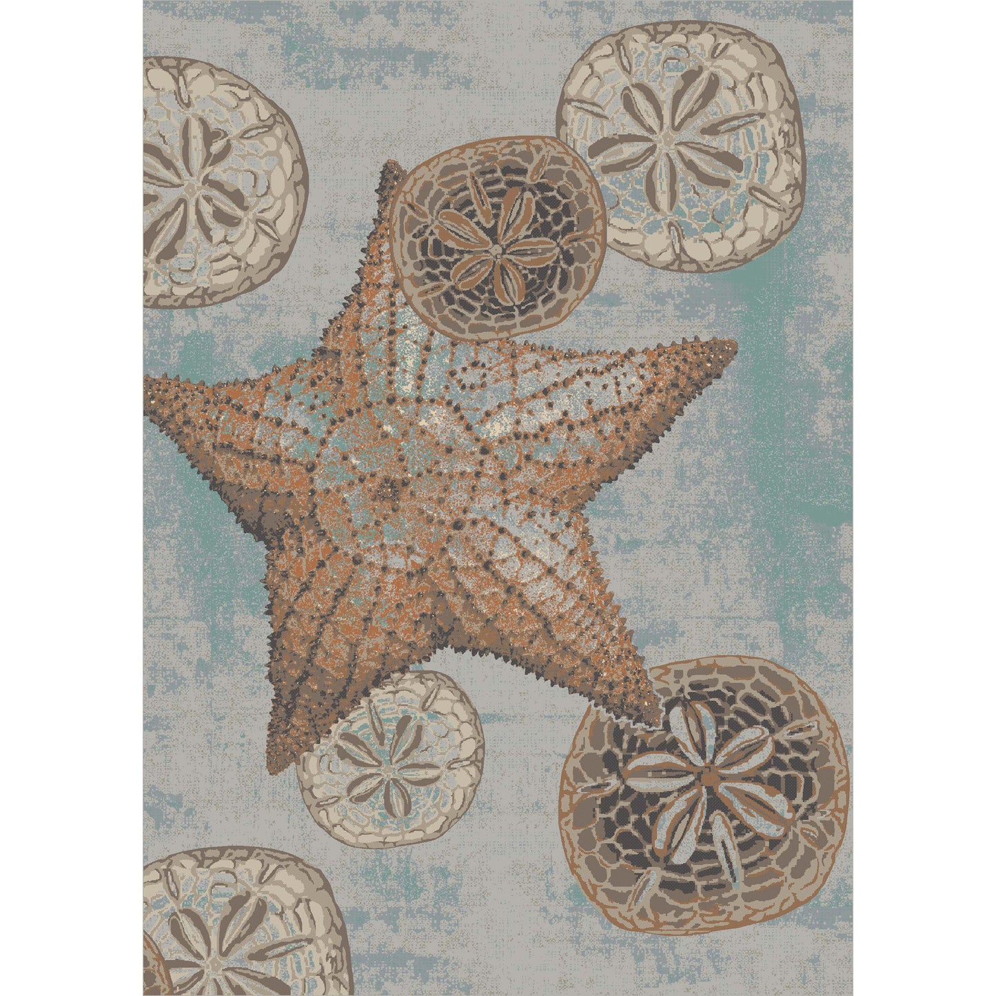 Shore Thing Rug – Mineral – cabin lodge area rug