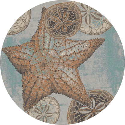 Shore Thing Rug – Mineral – room setting