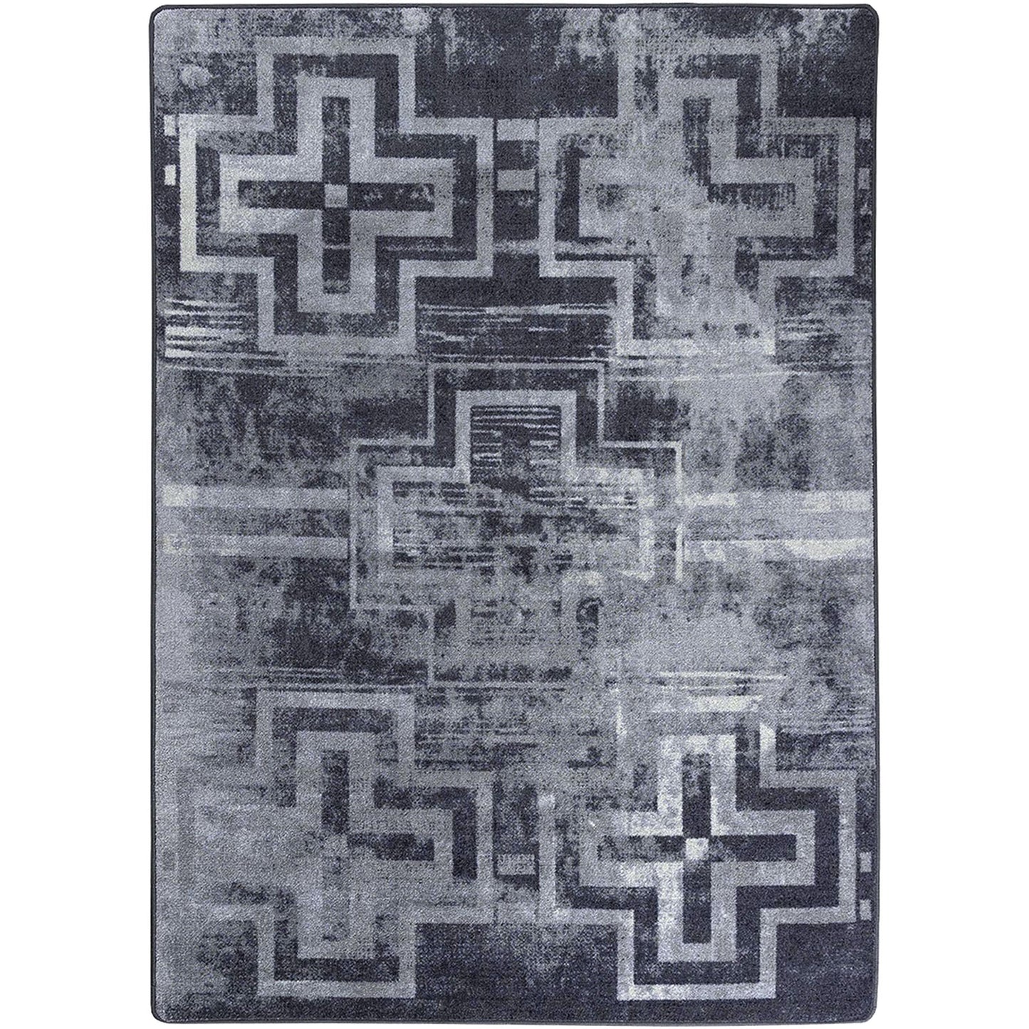 Distressed Bounty Rug – Asphalt – cabin lodge area rug