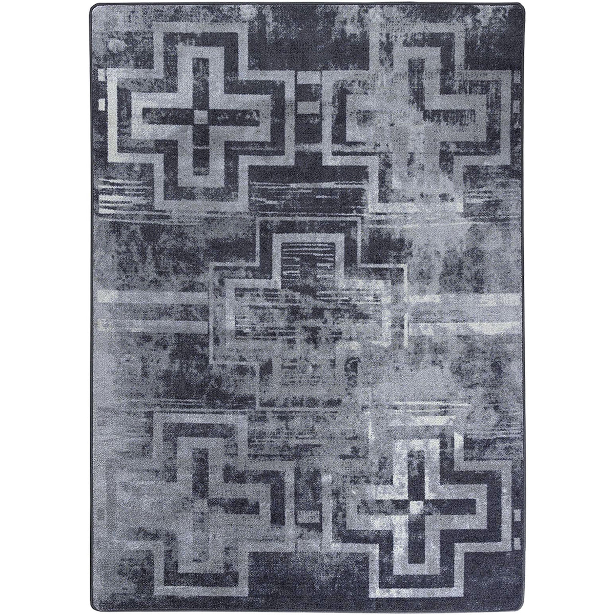 Distressed Bounty Rug – Asphalt – cabin lodge area rug