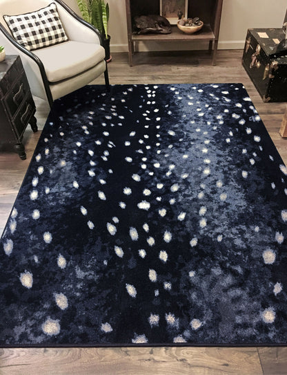 Night Hide Rug – Midnight – detail view