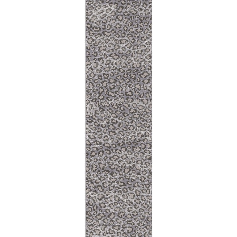 Snow Leopard Rug – Natural – room setting