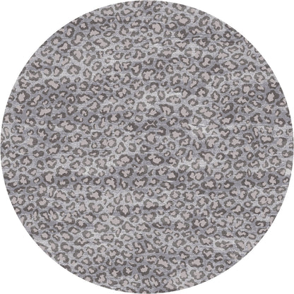 Snow Leopard Rug – Natural – close up