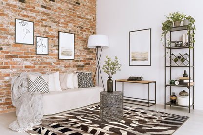 Levels Rug – Zebra – detail view