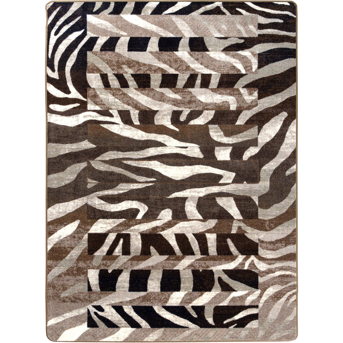Levels Rug – Zebra – cabin lodge area rug
