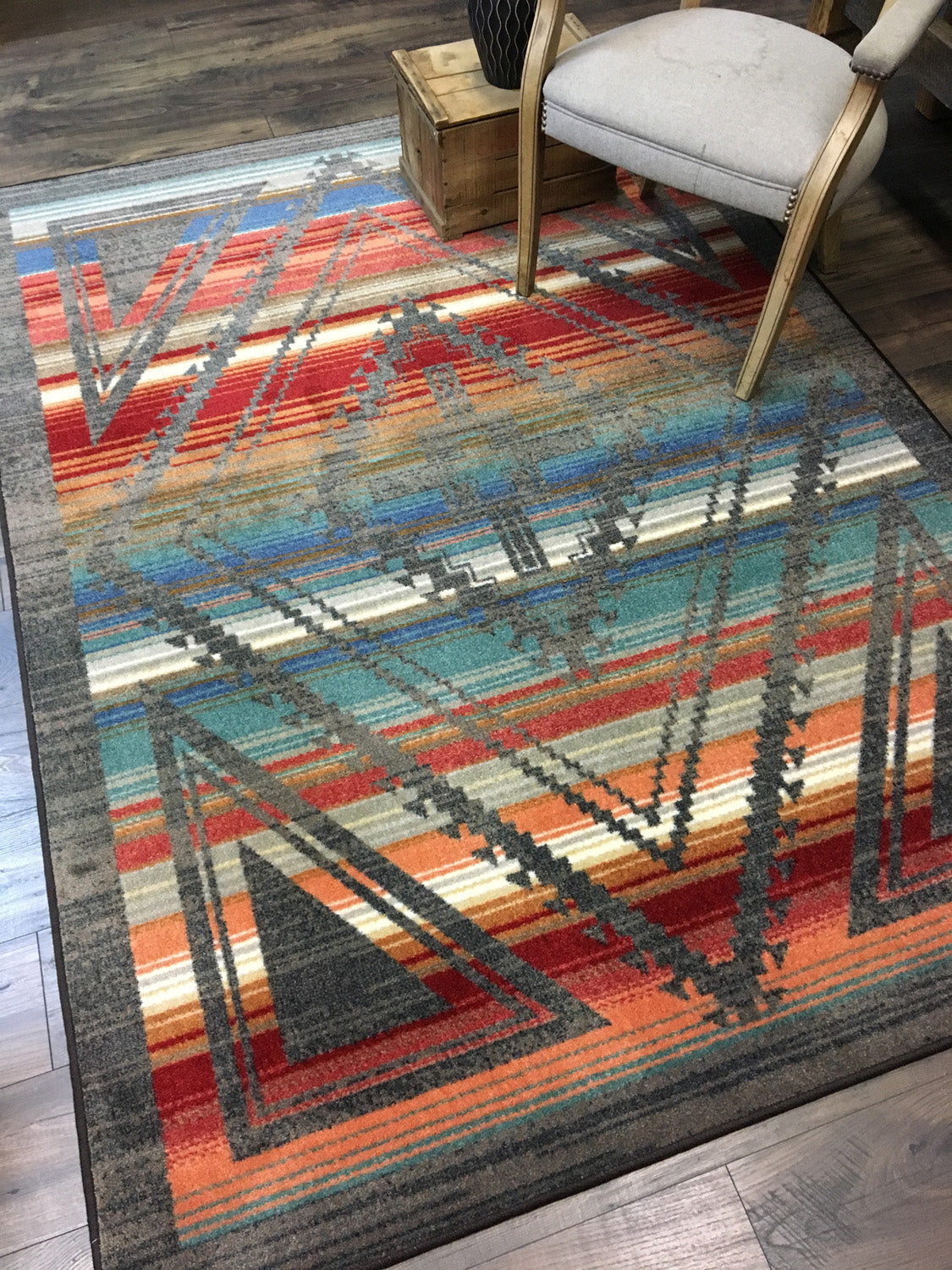 Rim Shot Rug – Canyon – detail view