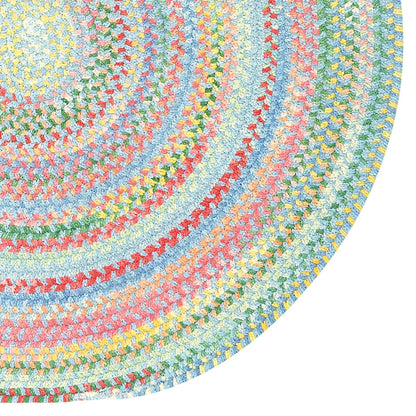 Cutting Garden Blue Bell Rug – close up