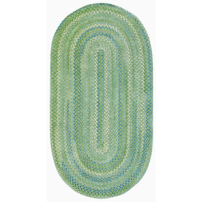 Sailor Boy Sea Monster Green Rug – detail view