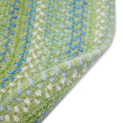 Sailor Boy Sea Monster Green Rug – alternate view