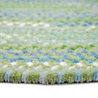 Sailor Boy Sea Monster Green Rug – pattern detail