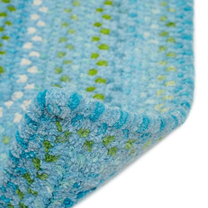 Sailor Boy Deep Blue Sea Rug – close up
