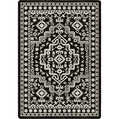 Cordova Rug – Chocolate – cabin lodge area rug