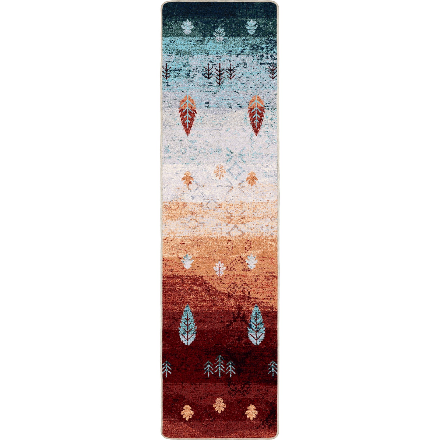 Brushfire Rug – Autumn Scape – full view