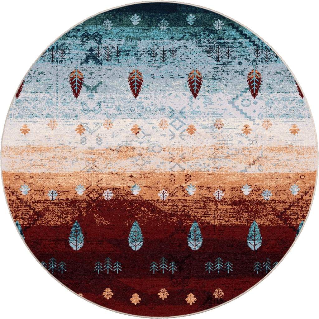 Brushfire Rug – Autumn Scape – alternate view