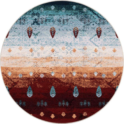 Brushfire Rug – Autumn Scape – alternate view