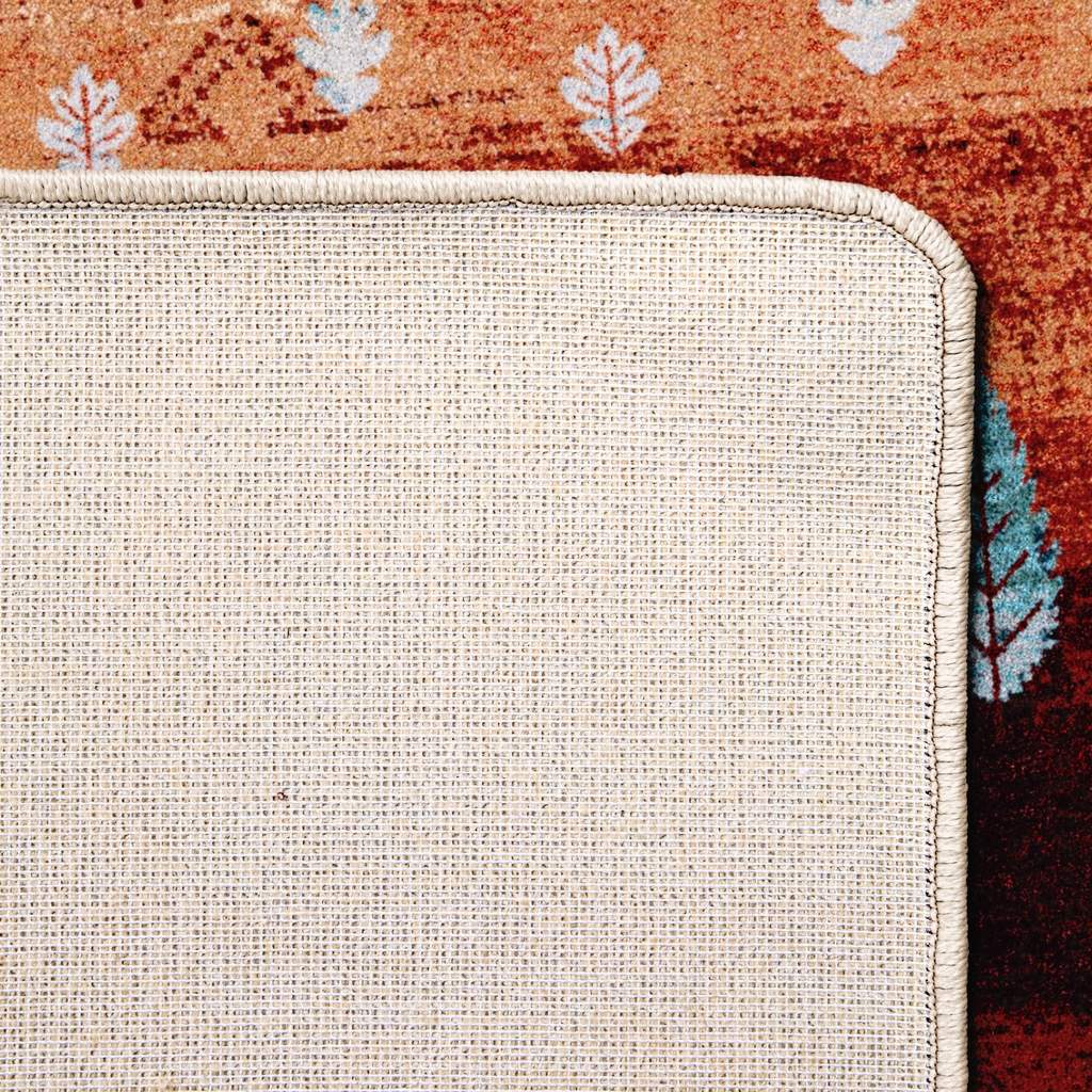 Brushfire Rug – Autumn Scape – pattern detail