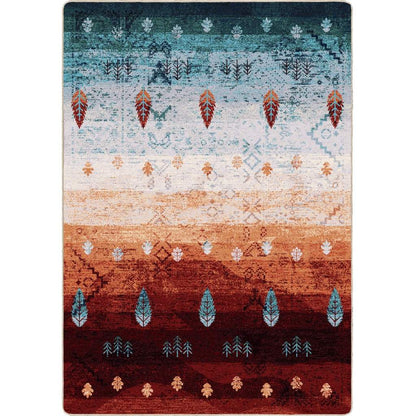 Brushfire Rug – Autumn Scape – cabin lodge area rug