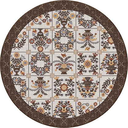 Inspired Quilt Rug – Brown – alternate view