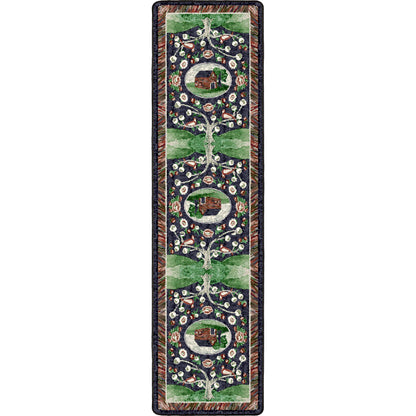 Home Sewn Rug – Midnight – alternate view