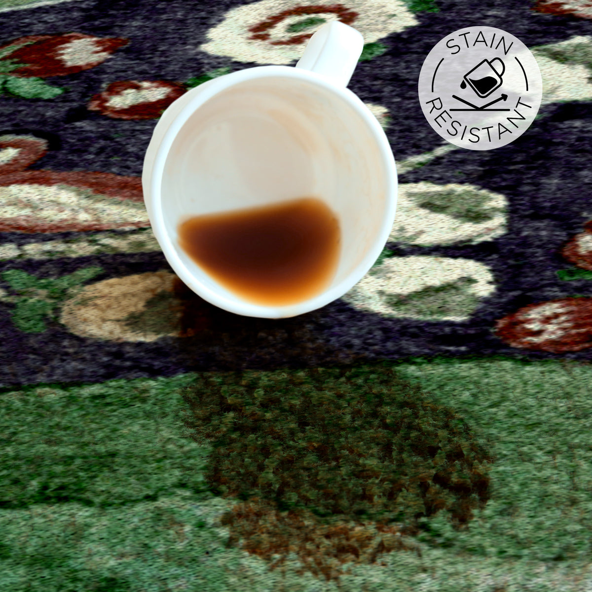 Home Sewn Rug – Midnight – lifestyle
