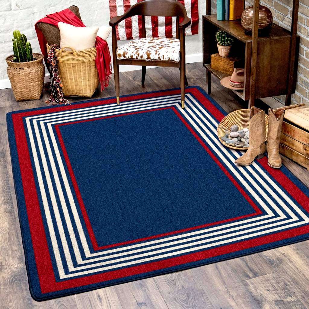 Patriot Rug – Old Glory – room setting