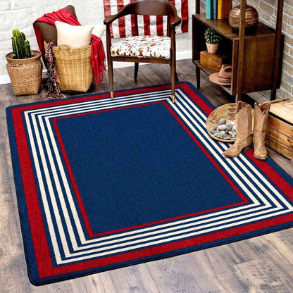 Patriot Rug – Old Glory – room setting