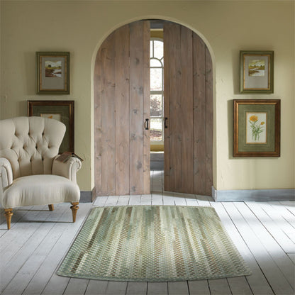 Bear Creek Olive Branch Rug – room setting