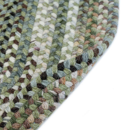Bear Creek Olive Branch Rug – pattern detail