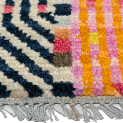 Capel Marketplace Area Rug - Green Multi - Cross-Section View