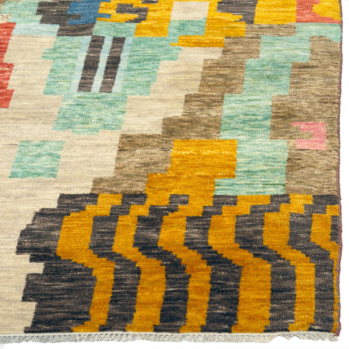 Capel Marketplace Area Rug - Sunrise Multi - Corner View