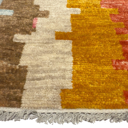 Capel Marketplace Area Rug - Sunrise Multi - Cross-Section View