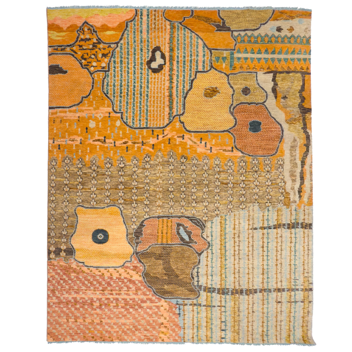 Capel Marketplace Area Rug - Terra Cotta Multi