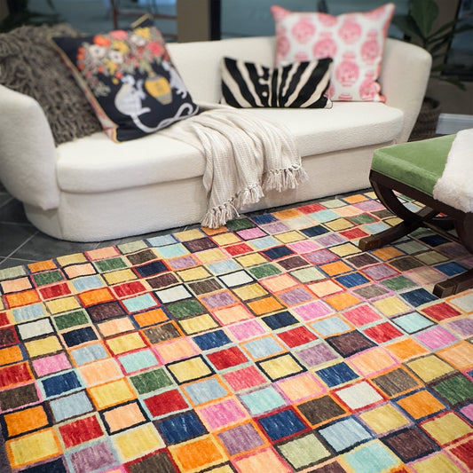 Capel Marketplace Area Rug - Multi - Lifestyle View