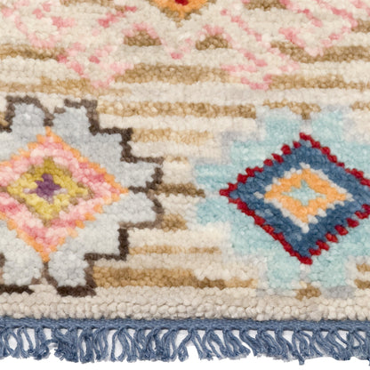 Capel Marketplace Area Rug - Cinnamon Multi - Cross-Section View
