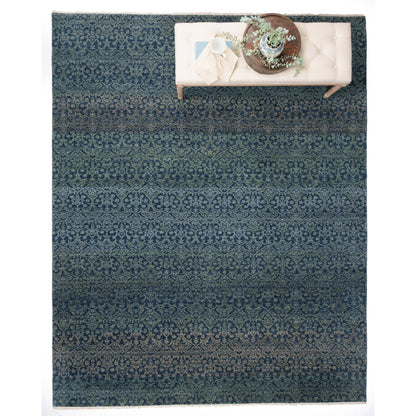 Pinnacle Navy Rug – detail view