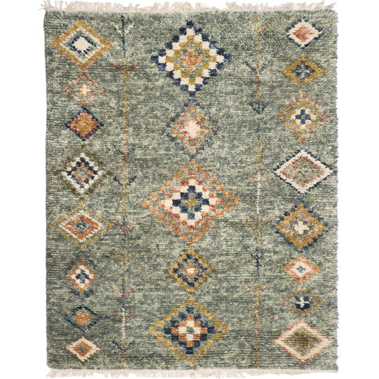 Capel Morocco Area Rug - Green Multi