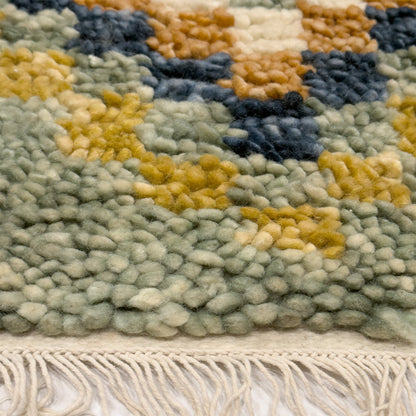 Capel Morocco Area Rug - Green Multi - Cross-Section View