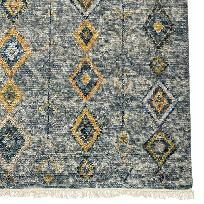 Capel Morocco Area Rug - Navy - Corner View