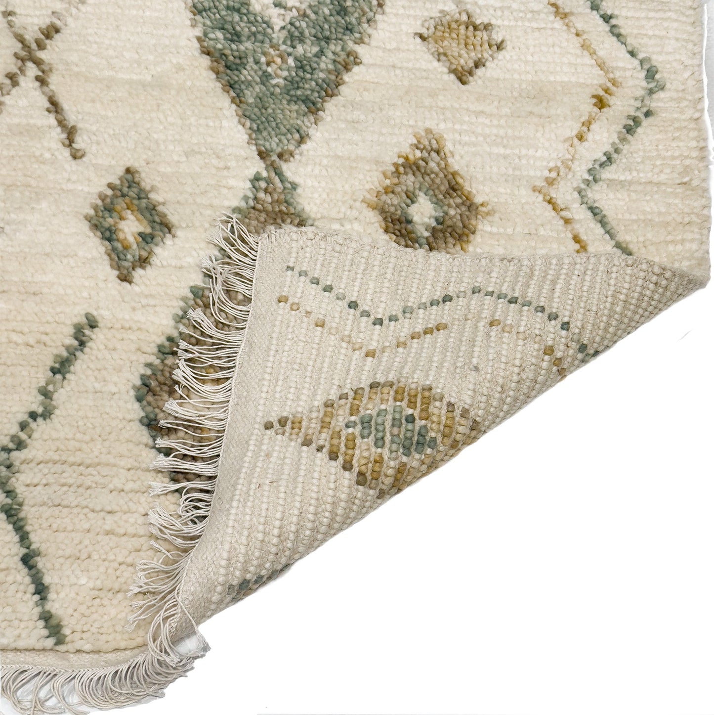 Capel Morocco Area Rug - Sand - Back View