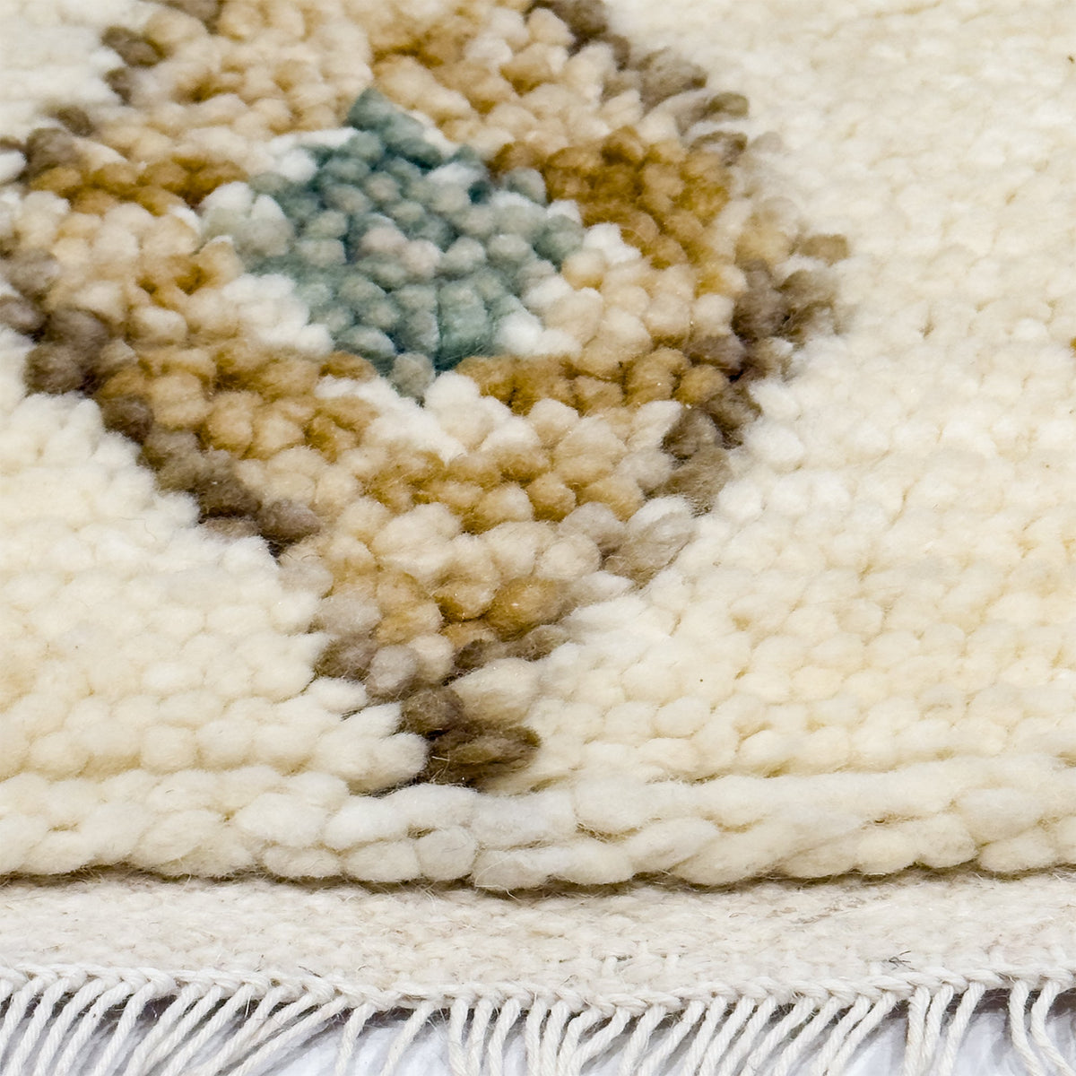 Capel Morocco Area Rug - Sand - Cross-Section View