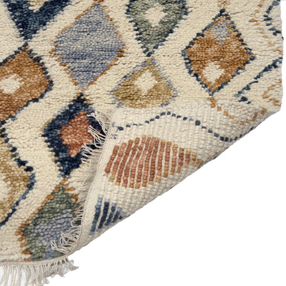 Capel Morocco Area Rug - Cream Multi - Back View