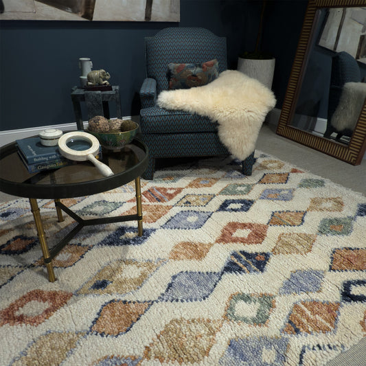 Capel Morocco Area Rug - Cream Multi - Lifestyle View