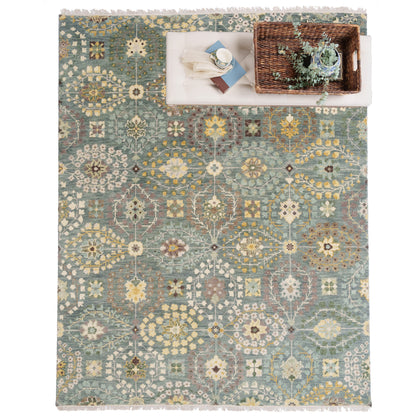 Kerrington Rug – Eisley Robin's Egg – detail view