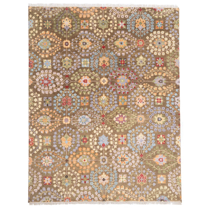 Kerrington Rug – Eisley Olive Multi – cabin lodge area rug