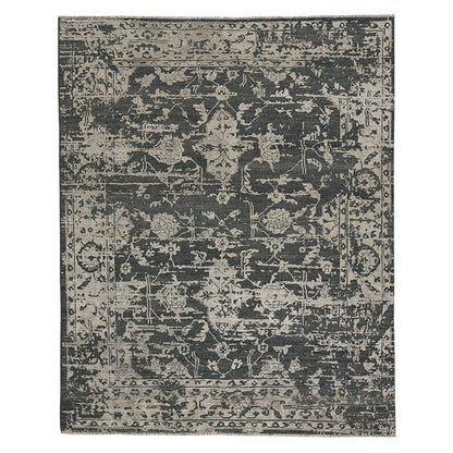 Makrana Charcoal Rug – cabin lodge area rug