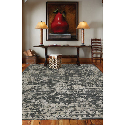 Makrana Charcoal Rug – detail view